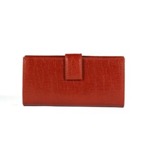 Gucci Women Burgundy Texture Calf-Skin leather Wallet (GGWAL3000) | Luna Bags