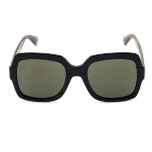 Gucci Black Oversized Web Accent Tinted Sunglasses | Luna Bags