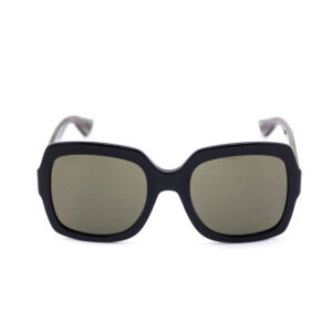 Gucci Black Oversized Web Accented Sunglasses | Luna Bags