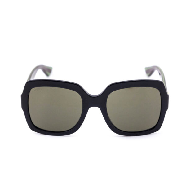 Gucci Black Oversized Web Accented Sunglasses | Luna Bags