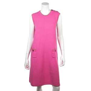 Gucci Pink Cotton Knit Sleeveless Dress Size XL | Luna Bags