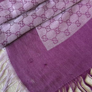 GUCCI GG Scarf Purple | Luna Bags