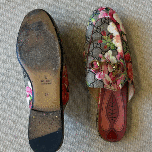 GUCCI Princetown Loafers Flowers Red | Luna Bags