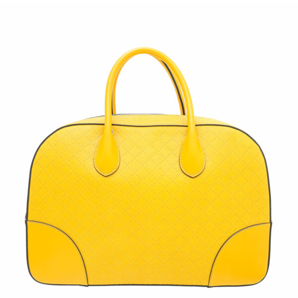 Gucci Yellow Bright Diamante Top Handle Bag | Luna Bags