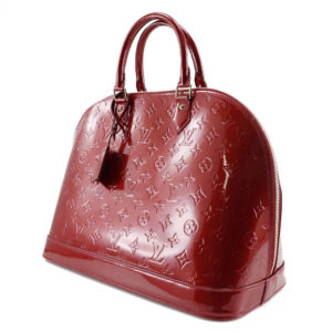 LOUIS VUITTON Handbag M93596 Vernis Red Alma GM | Luna Bags