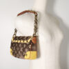 LOUIS VUITTON Shoulder Bag M92710 Velvet, Leather Brown Studs Trompe l'oeil Pochette Accessory | Luna Bags - Image 10