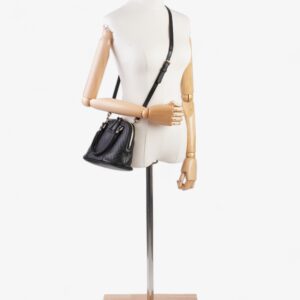 Gucci Mini Dome Black Microguccissima Empreinte Leather | Luna Bags