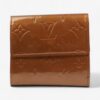 Louis Vuitton Elise Wallet Monogram Vernis / Bronze Vernis Leather | Luna Bags - Image 5
