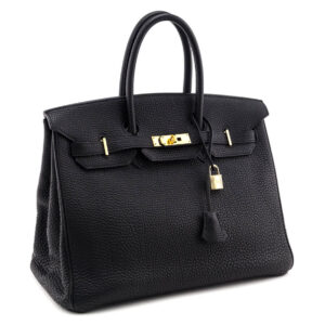 Hermes Black Fjord Birkin 35 | Luna Bags