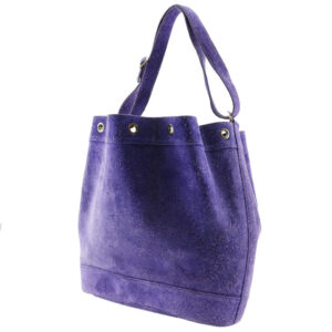 HERMES Shoulder Bag Suede purple Market GM Women Used | Luna Bags