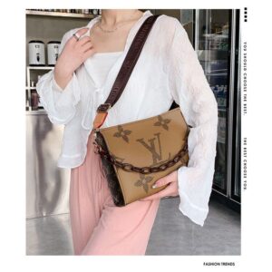 Louis Vuitton Sling Bag 2-Piece Set – Premium Women’s Accessory (brown ) | Luna Bags