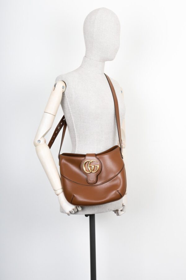 GUCCI Arli Crossbody Bag Brown | Luna Bags