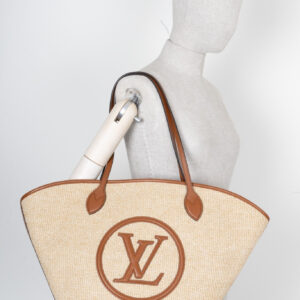 LOUIS VUITTON Saint Jacques Bag NM Raffia Beige | Luna Bags