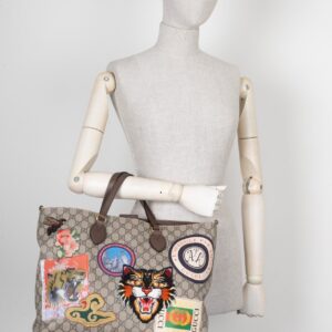 GUCCI Convertible Tote Bag GG Supreme | Luna Bags