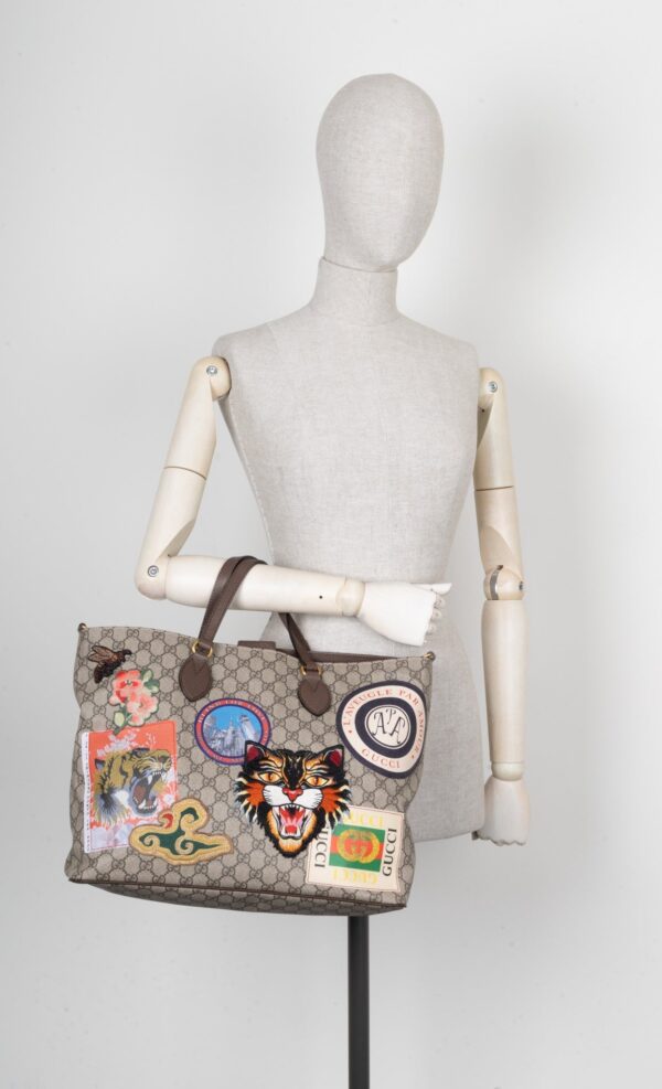 GUCCI Convertible Tote Bag GG Supreme | Luna Bags