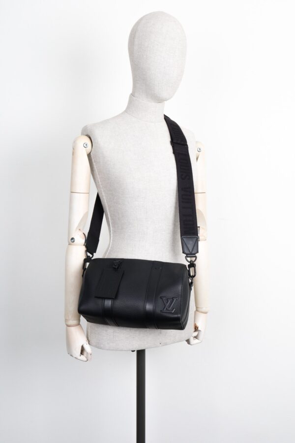 LOUIS VUITTON City Keepall LV Aerogram Black | Luna Bags
