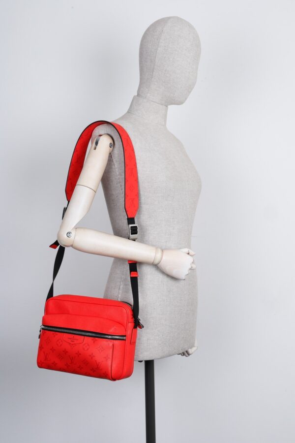 LOUIS VUITTON Outdoor Messenger Bag MNG Taigarama Red | Luna Bags