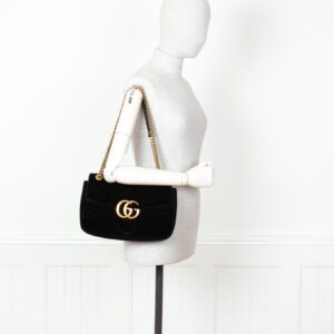GUCCI GG Marmont Bag Medium Black | Luna Bags