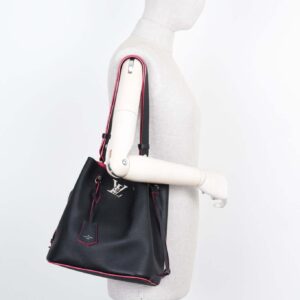 LOUIS VUITTON Lockme Bucket Bag Black | Luna Bags