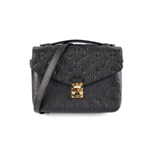 Louis Vuitton Pochette Metis Empreinte Black | Luna Bags