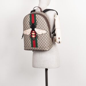GUCCI Supreme Bee Backpack Monogram | Luna Bags