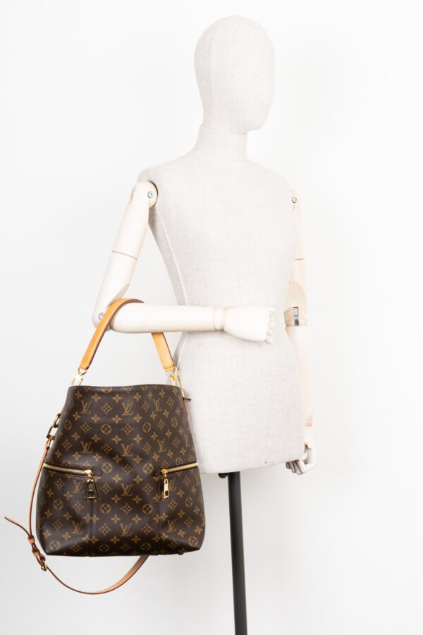 LOUIS VUITTON Melie Bag MNG Canvas | Luna Bags