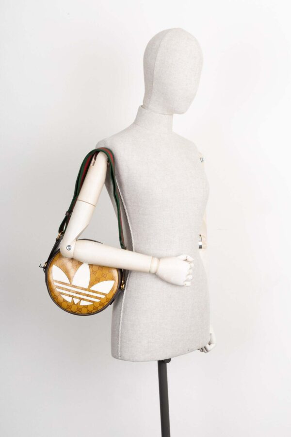 GUCCI x ADIDAS Ophidia Round Crossbody Bag Yellow | Luna Bags