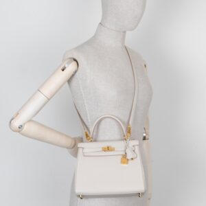 HERMES Kelly 25 Togo Beton | Luna Bags