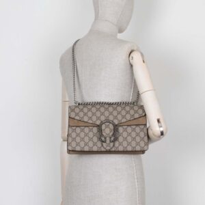 GUCCI Dionysus Bag Small GG Supreme Beige | Luna Bags