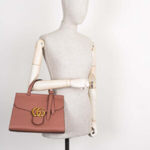 GUCCI Marmont Top Handle Bag Powder | Luna Bags
