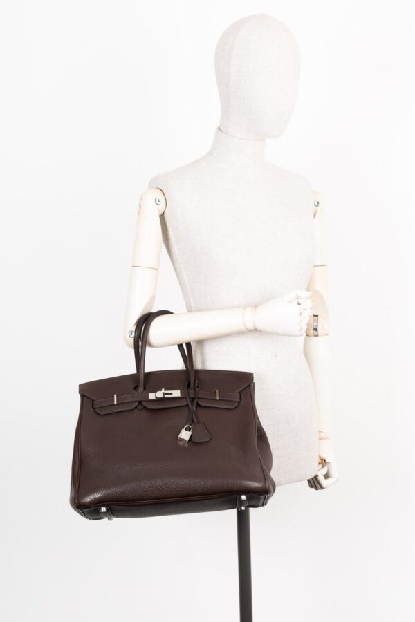 Hermes Birkin 35 Togo Chocolat | Luna Bags