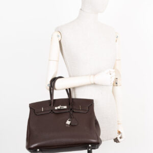 Hermes Birkin 35 Togo Chocolat | Luna Bags