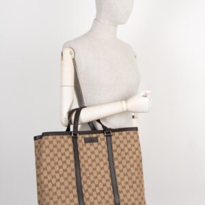 GUCCI Large Convertible Tote GG Canvas | Luna Bags