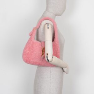 GUCCI 1961 Shearling Jackie Rosa | Luna Bags