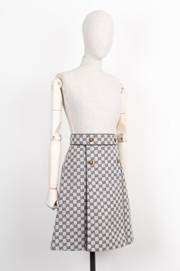 GUCCI Skirt GG Canvas Navy | Luna Bags