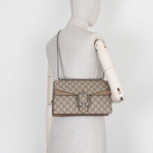 GUCCI Dionysus Bag Small GG Supreme Beige | Luna Bags