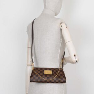 LOUIS VUITTON Eva Crossbody Bag Damier Ebene | Luna Bags