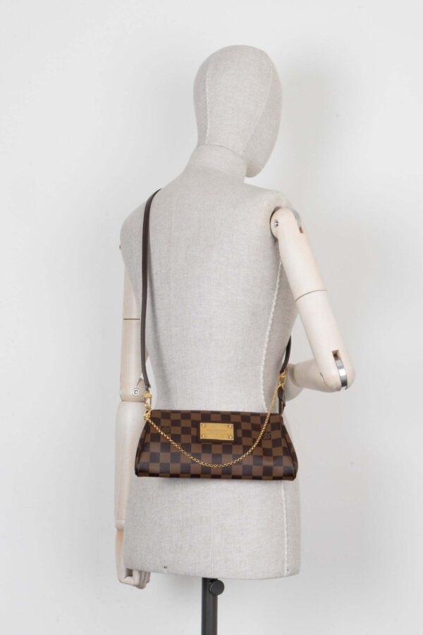 LOUIS VUITTON Eva Crossbody Bag Damier Ebene | Luna Bags