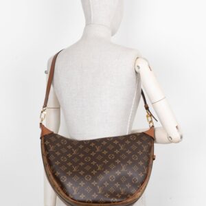LOUIS VUITTON Loop Hobo Bag MNG Canvas | Luna Bags