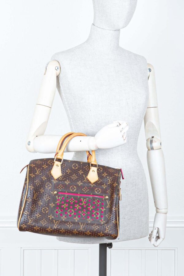 LOUIS VUITTON Speedy 30 Perforated Fuchsia | Luna Bags