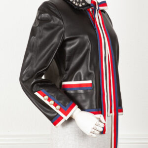 GUCCI Jacket Leather Studs | Luna Bags