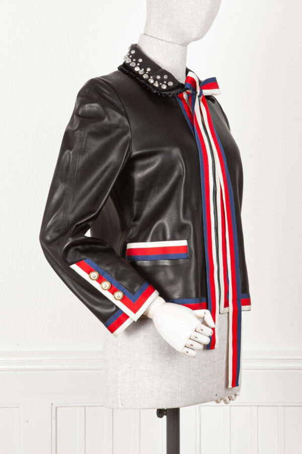 GUCCI Jacket Leather Studs | Luna Bags