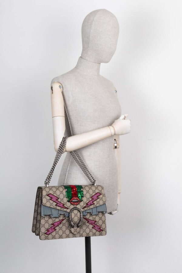 GUCCI Dionysus Supreme Canvas Crossbody Bag | Luna Bags