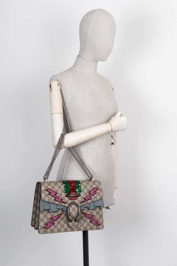 GUCCI Dionysus Supreme Canvas Crossbody Bag | Luna Bags