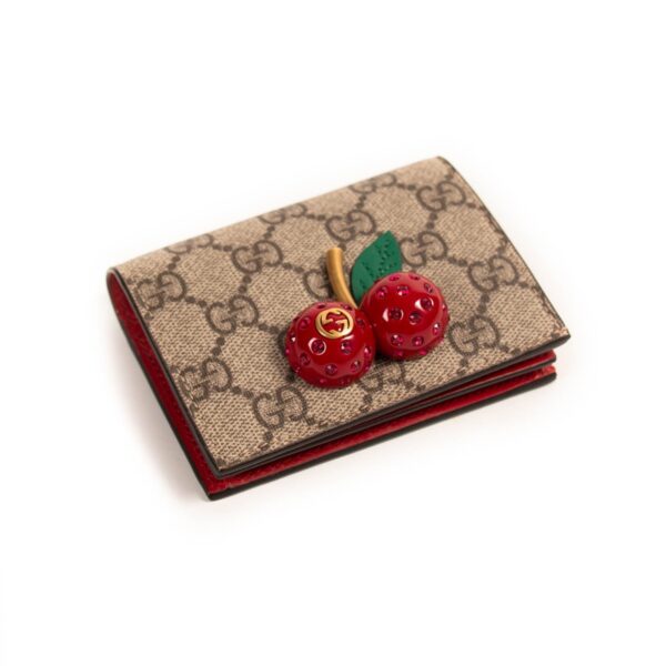 Gucci Cherry Card Case | Luna Bags