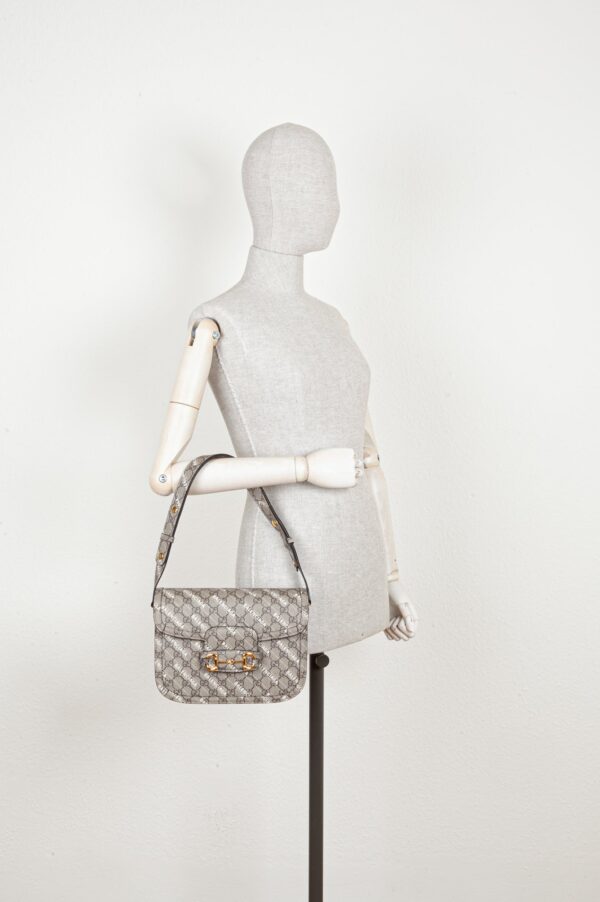 GUCCI x BALENCIAGA The Hacker Project Horsebit 1955 Bag GG Canvas Supreme | Luna Bags