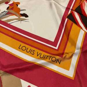 LOUIS VUITTON Limited Edition Tassel Silk Scarf | Luna Bags