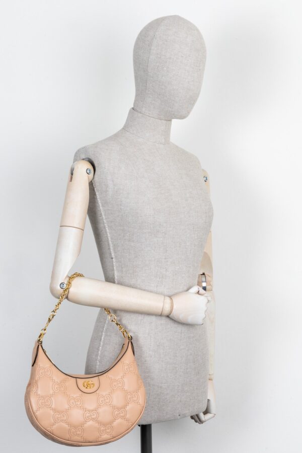 GUCCI Matelassé Mini Bag GG Light Pink | Luna Bags