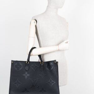 LOUIS VUITTON OnTheGo GM Black Monogram Empreinte | Luna Bags