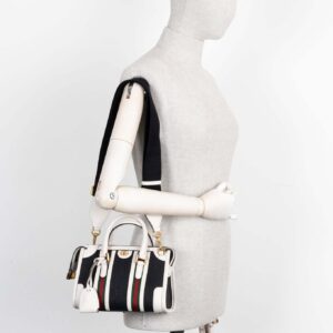 GUCCI Mini Double G Top Handle Bag Supreme Canvas | Luna Bags